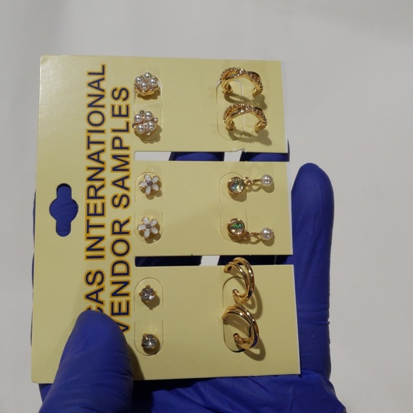 UNCAS International Set of 6 Earrings - Trendy & Stylish Jewelry - Women's - Picture 7 of 12